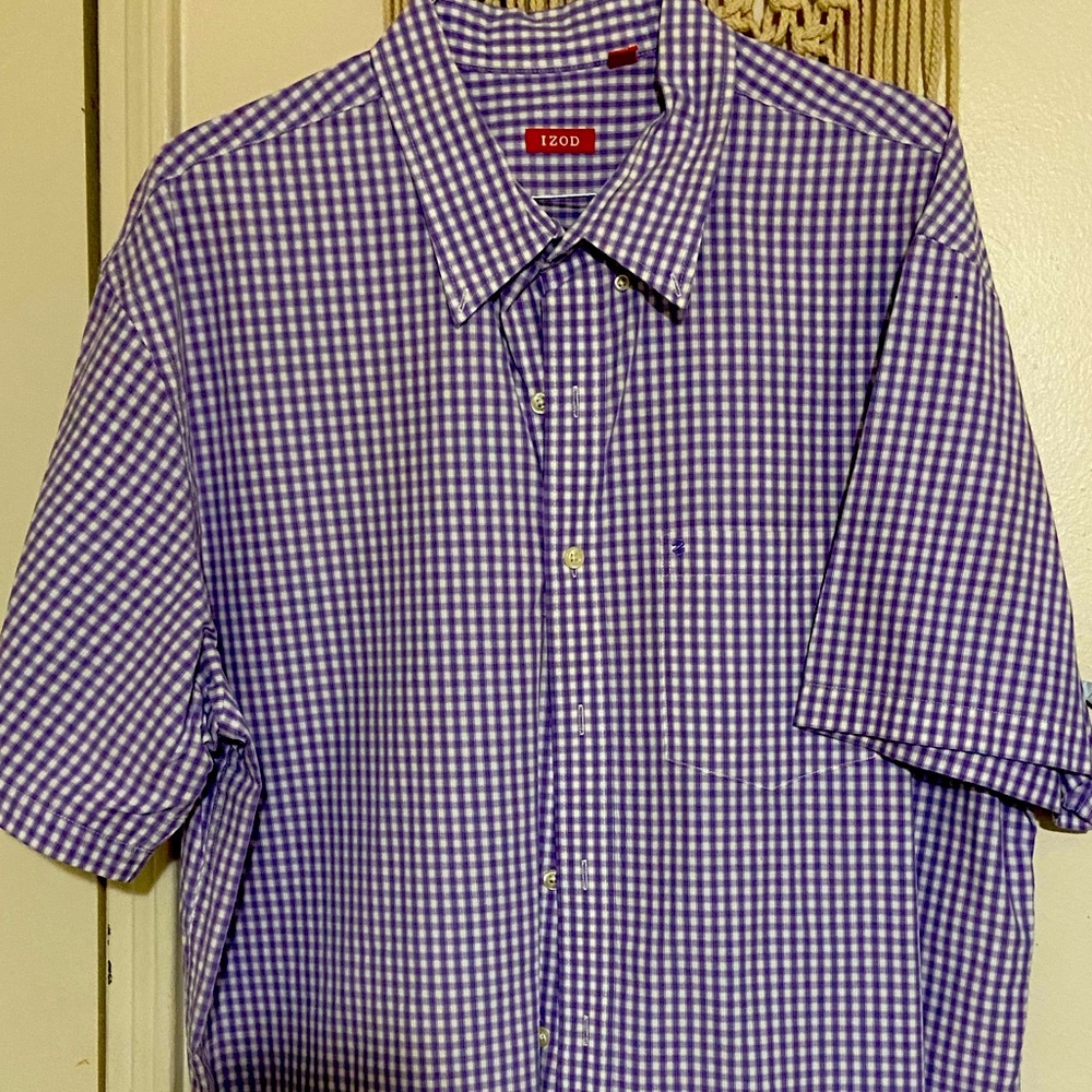 Izod short sleeve dress top